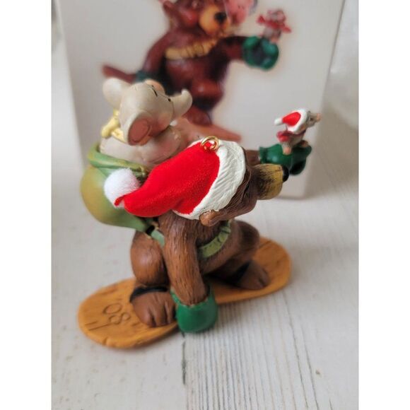 Hallmark up for fun Nick and Christopher 2008 ornament Xmas snowboard - Picture 3 of 6